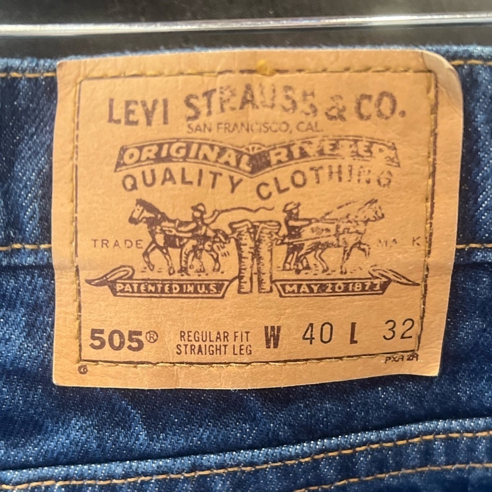 VINTAGE Levi’s 505 ORANGE TAB size 40x25